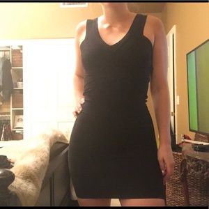 Black Bebe Body-con Dress